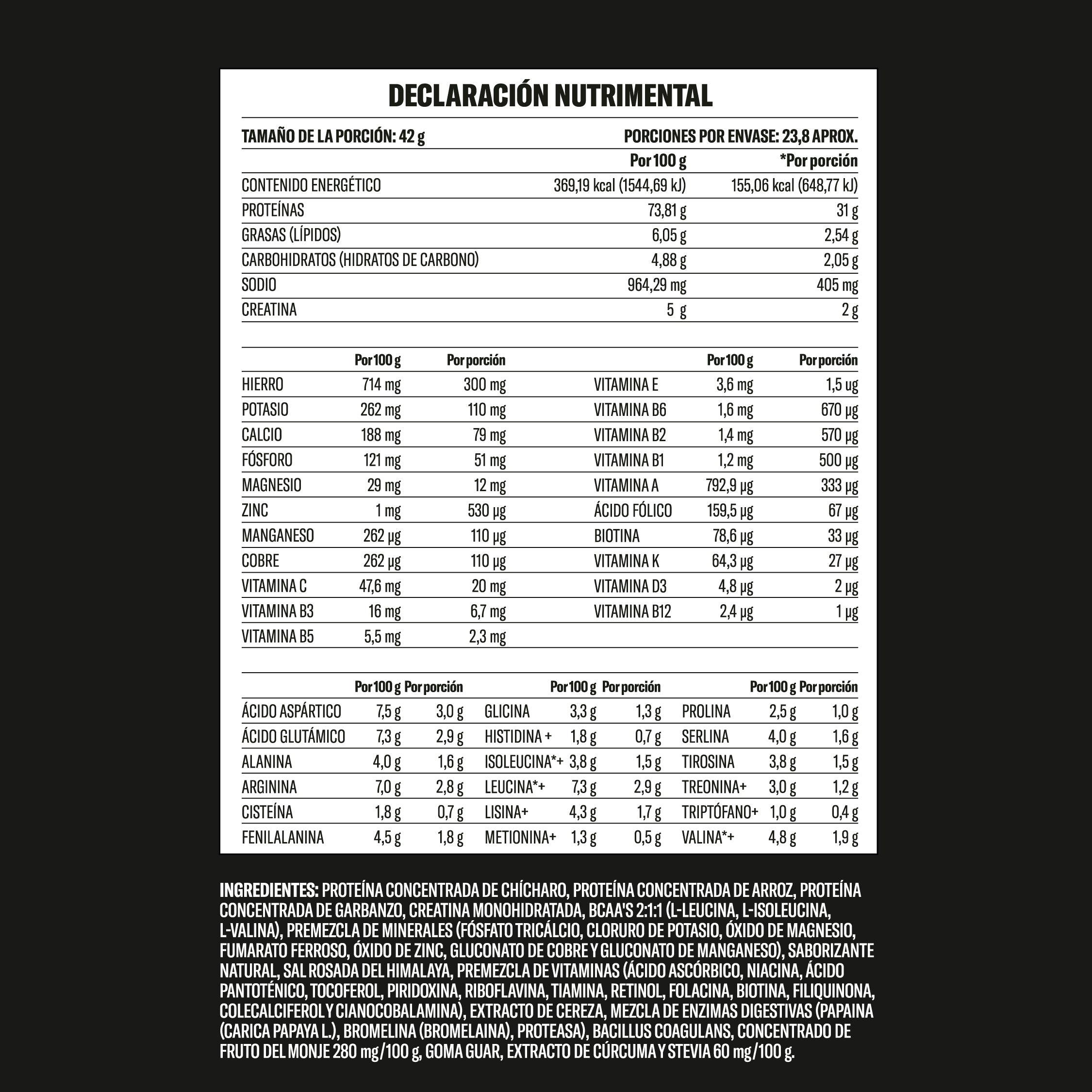 Proteína Vegetal Sabor Vainilla 1 kg