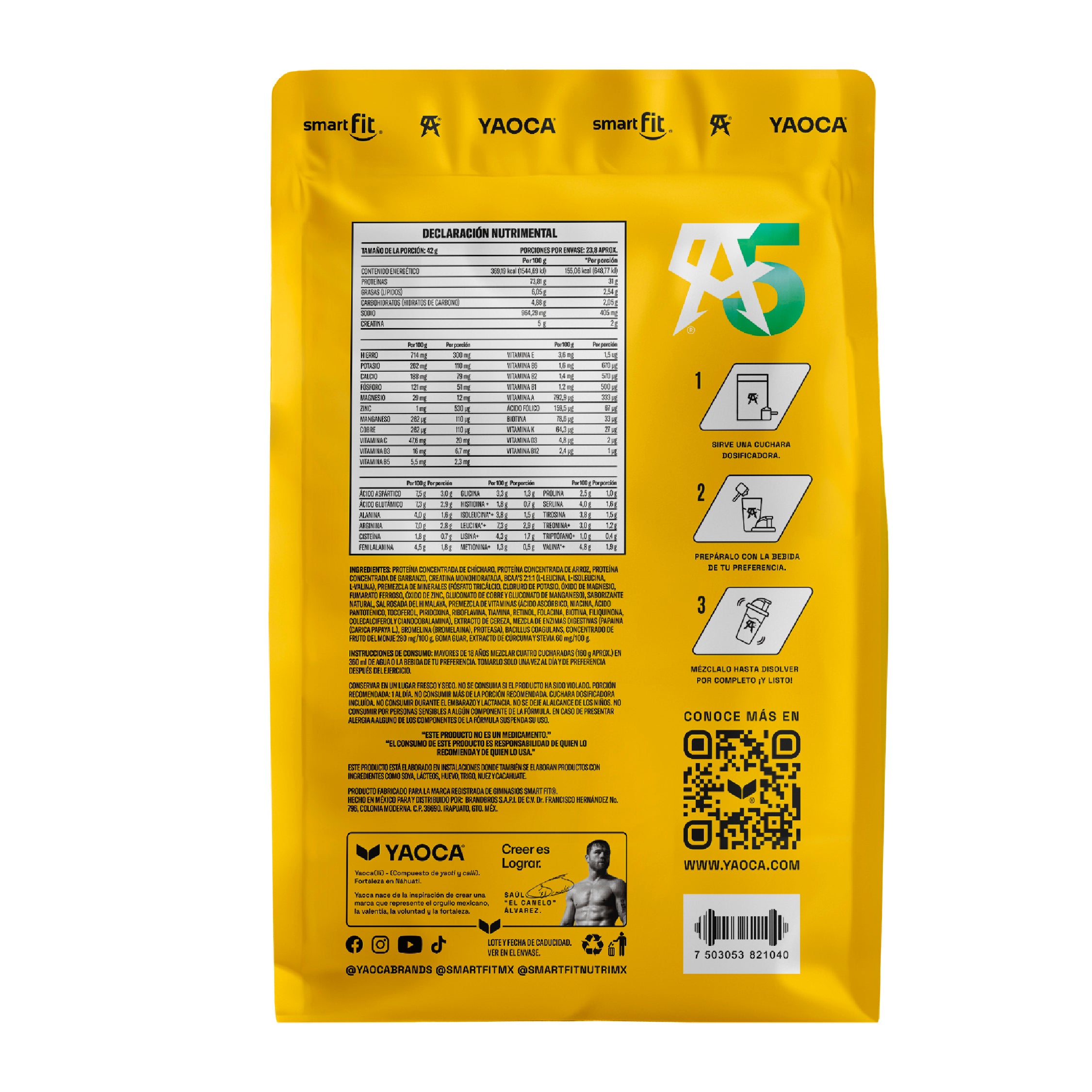 Proteína Vegetal Sabor Vainilla 1 kg
